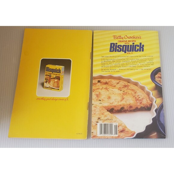 Betty Crocker's 50th ANNIVERSARY Creative Recipes Bisquick Cookbook 2pc Lot 1980 - Picture 4 of 14